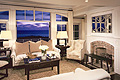 luxury living space overlooking the sweeping ocean view