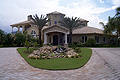 South Florida Ranch Estate Home Front Entrance 